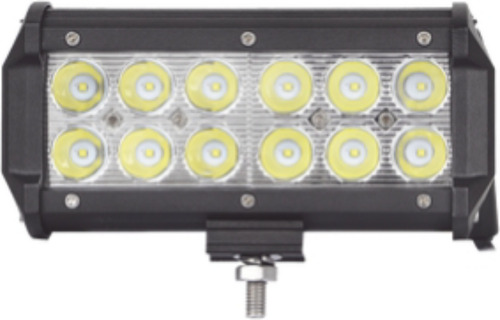 Barra De Luz De 12 Led, 1500 Lúmenes, 18 Watts, 10-30 Vcc,