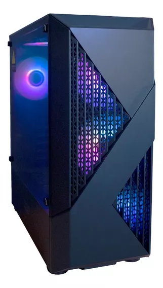 Gabinete Gamer Ds Storm 6x Fan Cooler Rgb Vidrio Templado Pc