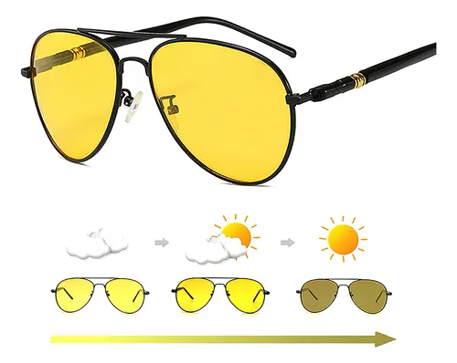 Lentes aviador amarillos sale