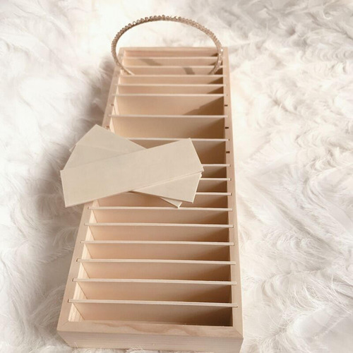 Imagen 12 de 12 de 3x Wood Headband Holder Scrunchie Bracelets Organizer Rack