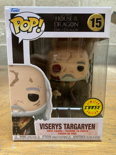 Viserys Targaryen Chase 15 House Of The Dragon Funko Pop Tv