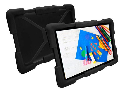 Capa Infantil Para Tablet 9 Polegadas Anti Impacto - Preta