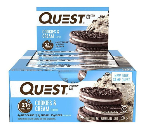 Barras De Proteina Quest Sabores Caja X 12 Oferta