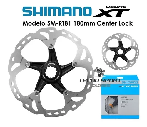 Rotor Disco Shimano Xt Rt81 180mm Center Lock Icetech |