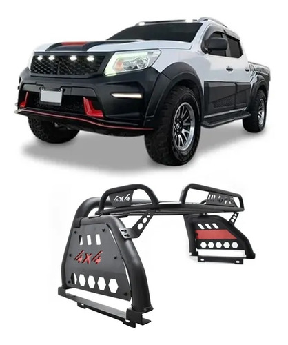 Roll Bar Con Canastilla 4x4 Frontier Np300 2016 2018 2019