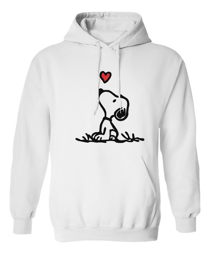 Sudadera Snoopy Corazoncito Rojo