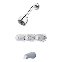 Comprar Grifo De Bañera Y Ducha De 3 Manijas Lg011120, Cromo P...