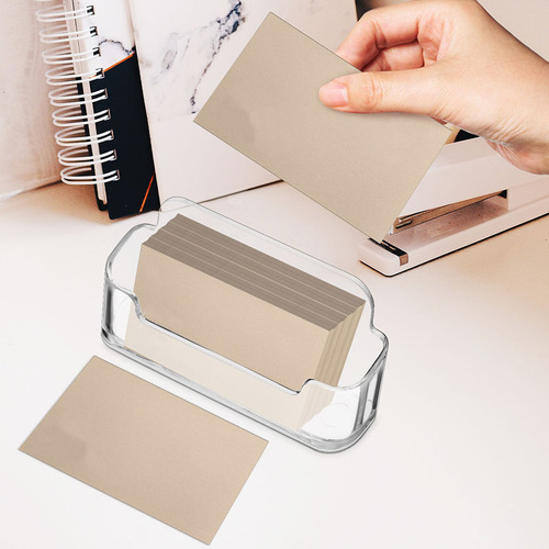 Soporte Para Tarjetas De Presentación, Caja Transparente Par