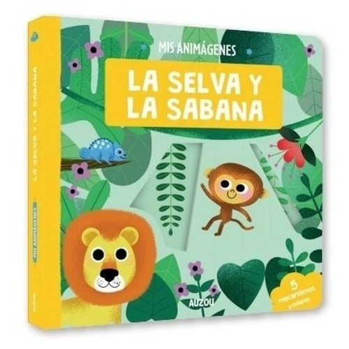  Selva Y Sabana - Mis Animagenes - Auzou Libro Con Solapas