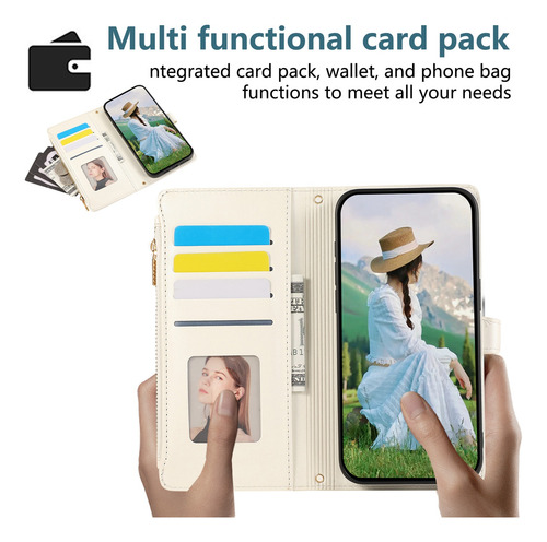 Funda Tipo Cartera Para Teléfono Samsung Galaxy S25 Ultra