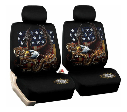 Cool Eagle Juego De Fundas Para Asientos De Coche Con Bander