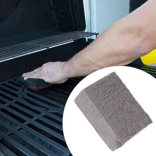 4 Tijolo Da Limpeza Da Grade Do Bbq, Limpeza Exterior Cinza