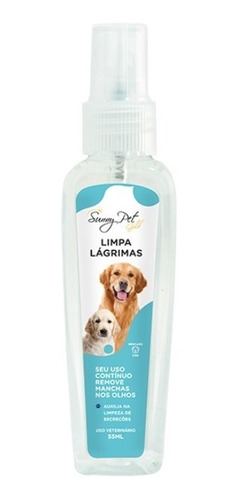 Limpador De Lágrima Para Cães De Todas As Raças 55ml