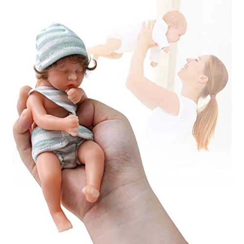 Jizhi Miniatura Renacer Muñecas De Bebé Cuerpo Completo De S