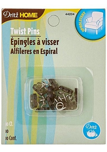 Pins Decorativos Para Cortinas, Tinted Smoke, Paquete De 10