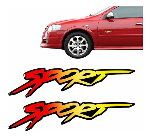  Adesivo Emblema Chevrolet Astra Sport Montana Resinado As03 