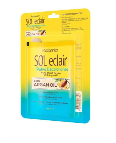 Aclarador Capilar Sol Eclair Color Para Cabello Y Vellitos