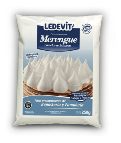 Merengue En Polvo Ledevit X 250g