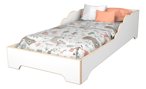 Cama Infantil Montessori Lunt, 1 Plaza, Waldorf, Pickler