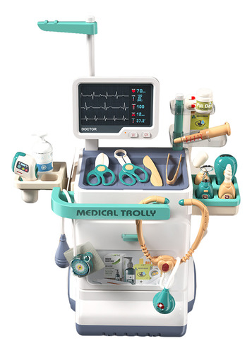 Conjunto De Brinquedos Para Carrinho Médico Infantil