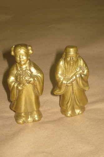 Vint_retro Figuras Chinas Deidad Bronce Antiguo 8 Inmortales