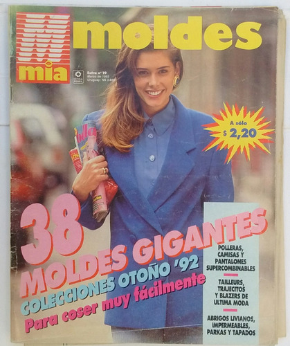 Revista Mía Moldes Extra N19 03/1992 Incluye Moldes Gigantes