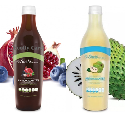 Jugo Concentrado Guanabana Granada Y Arandano Antiox Shelo N