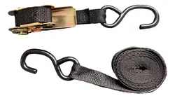 Comprar Kit Catraca + Cinta 25mm 4 Metros Amarração De Cargas Geral Cor Preto no Mercado Livre