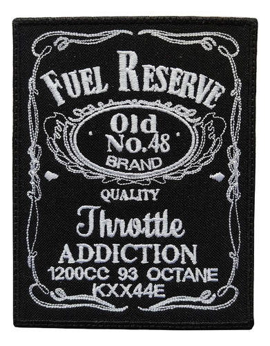 Parche Bordado Jack Daniels Old Fuel Reserve Adiction Old 48