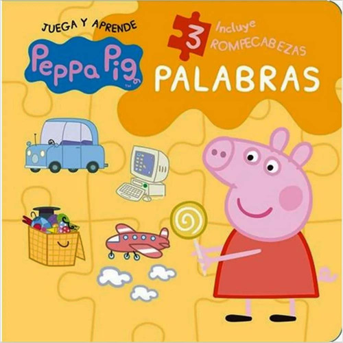 Peppa Pig Palabras Juega Y Aprende Incluye 3 Rompecabezas - 