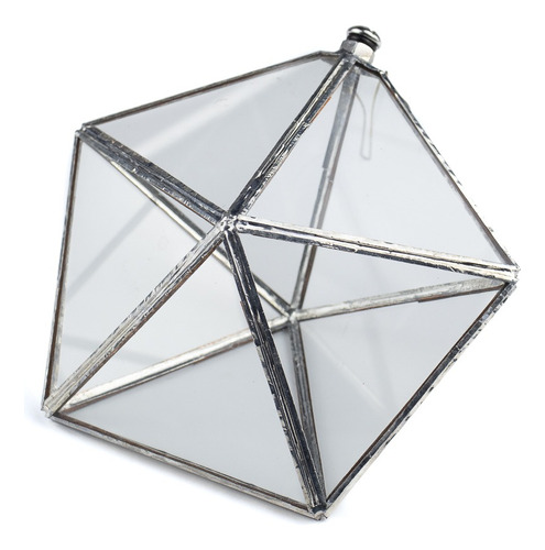 Prisma D`àgua Feng Shui Pentágono 12, Cm Em Vidro E Metal