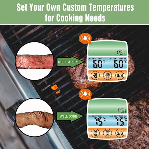 Yu Termómetro Digital For Carne Termómetro De Cocina