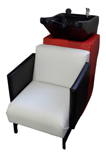 Imagen 5 de 7 de Lavacabeza Peluqueria Modelo Champ Tapizado Grif Monocomando