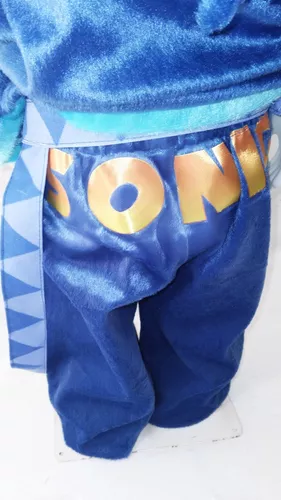 Cosplay Fantasia Sonic Infantil 1 A 10 Anos Exclusivo