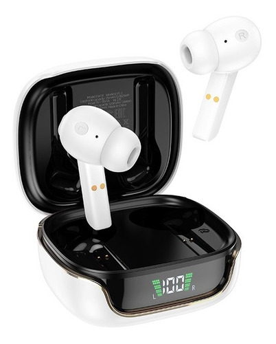 Auriculares Inalámbricos In-ear Bluetooth Hoco Ew18 Color Blanco