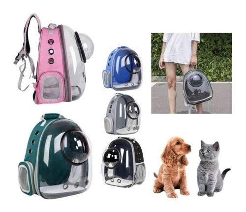 Mochila Astronauta Bolso Mascota Paseo Viaje Perro Gato