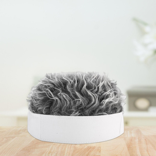Visera Con Pelo Para Hombre Sombrero Con Peluca De Pelo Con