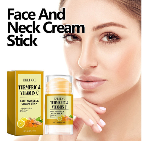 .. Crema En Barra For Rostro Y Cuello Con Cúrcuma Y
