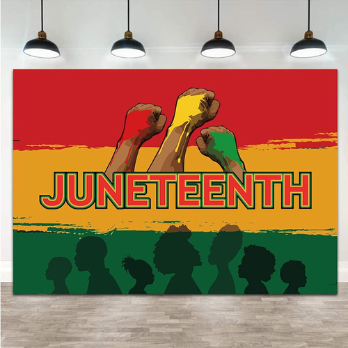 Decoración De La Bandera De Juneteenth 19 De Junio Día De La