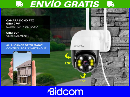 Kit X3 Cámara Domo Seguridad Gadnic Wifi Visión Nocturna
