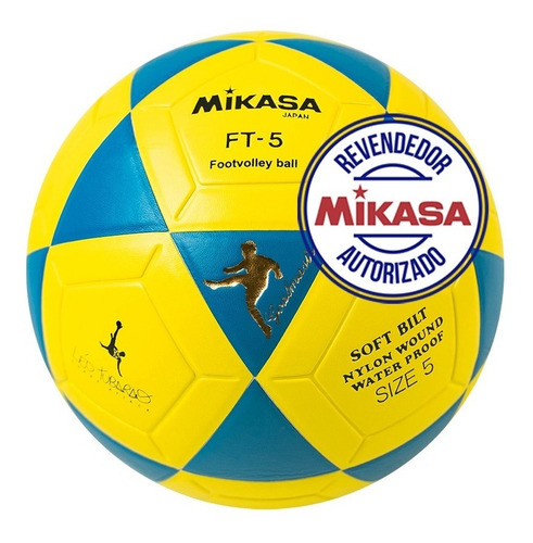 Imagem 1 de 4 de Bola Mikasa Ft5 Futevôlei Léo Tubarão Edição Limitada 1 2x