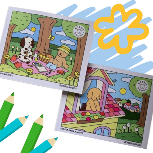 Livro De Colorir Bobbie Goods Com Desenhos Variados E Detalhados - Original - Harper Collins Do Dia Para Noite