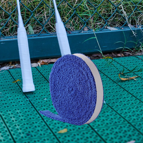 Accesorios De Agarre De Tenis De Toalla De Bádminton Azul