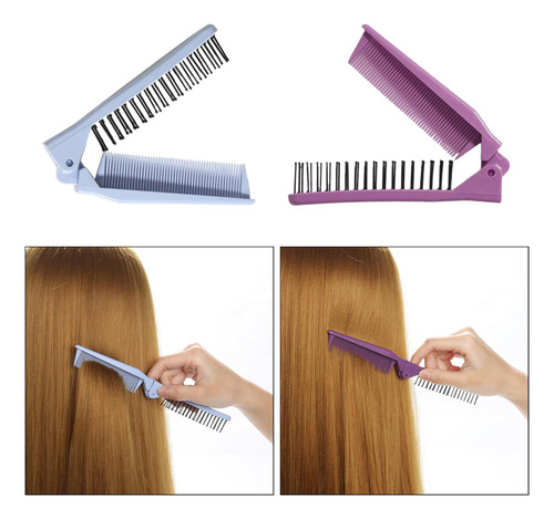 2 Uds Cepillo De Peine De Pelo Plegable Cepillo De