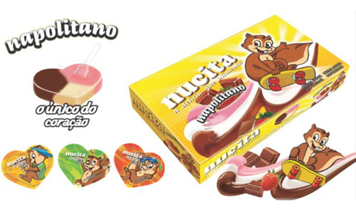 Kit 4 Guloisemas Bala Pastilha Nucita Canudinho