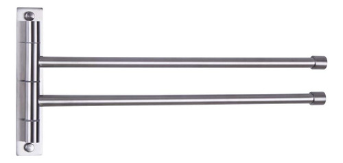 Toallero De Acero Inoxidable Con 2 Brazos Oscilantes Para Ba