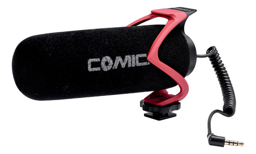 Micrófono De Cámara Comica Cvm-v30 Rojo Con Micrófono Lite