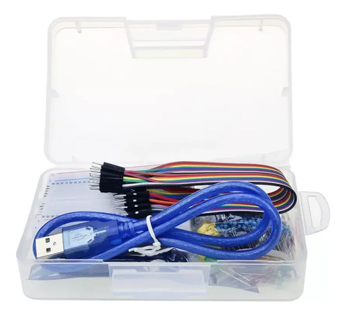 Kit Inicial Arduino Uno Compatible Básico Principiante