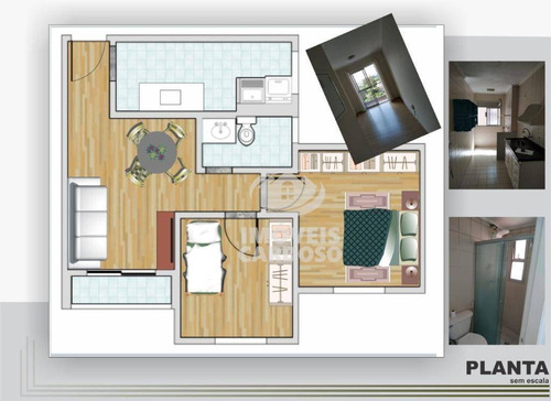Imagem 7 de 10 de Apartamento Com 2 Dormitórios À Venda, 48 M² Por R$ 298.000,00 - Jardim Ester - São Paulo/sp - Ap3755