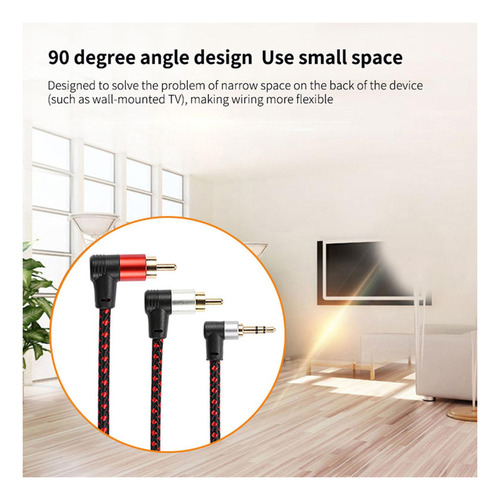 L Adaptador De Audio Auxiliar De 3,5mm A Cable 5 Metros